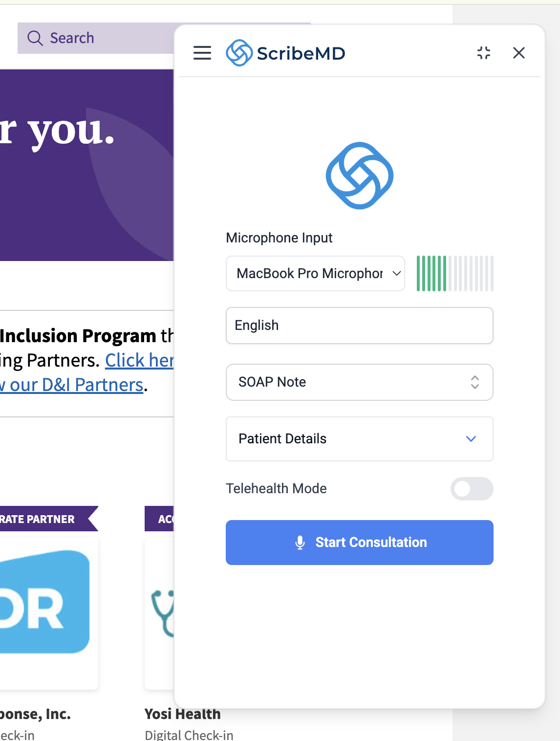 Chrome Plugin Integration