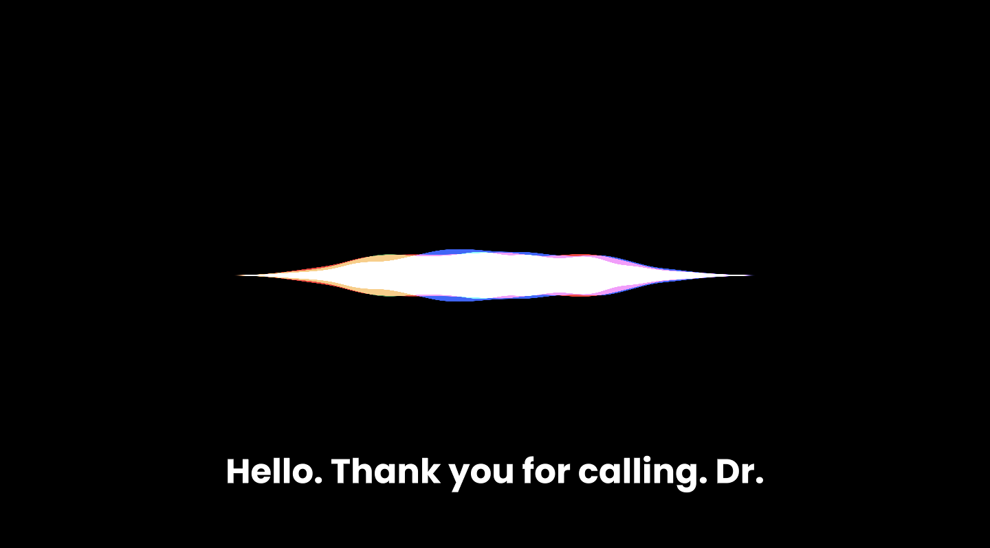 Receptionist AI Interface